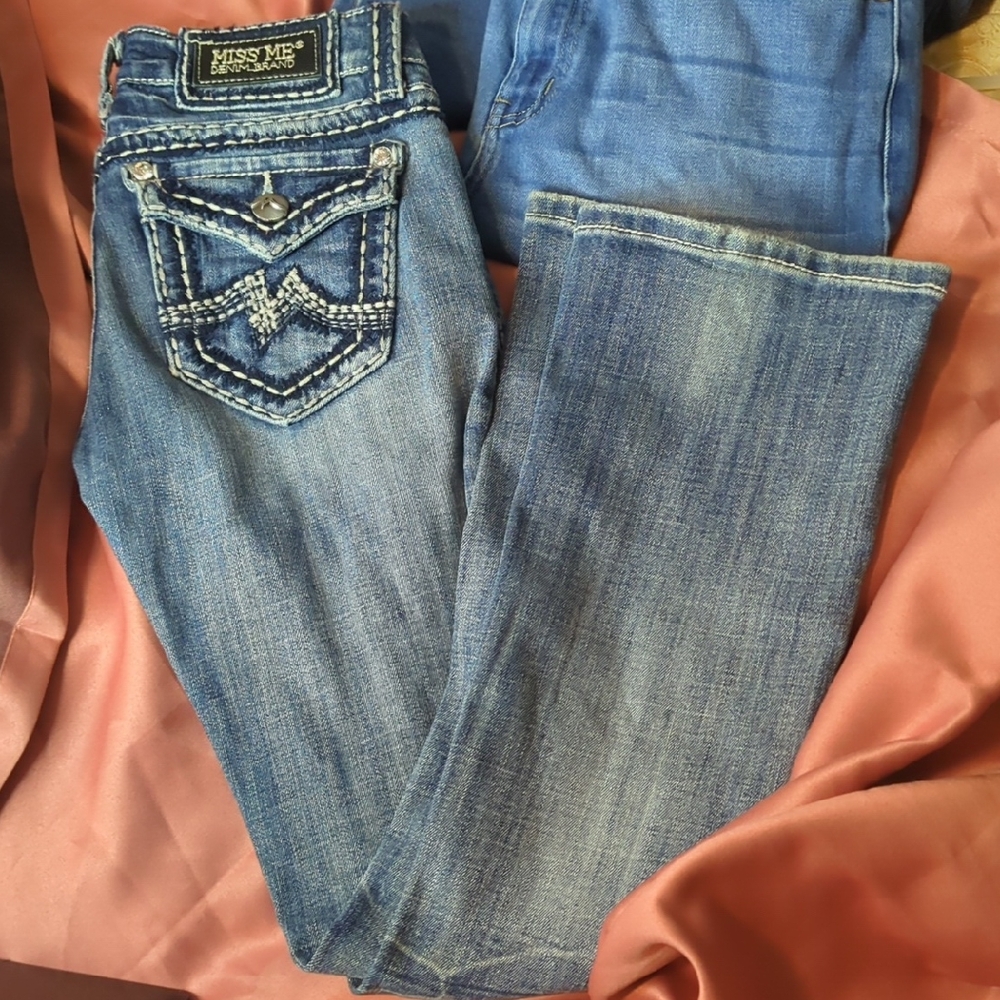 Miss Me Women's Light Blue Boot Cut Jeans
